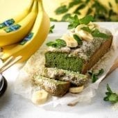 Torta vegana al pandano con banane Chiquita biologiche